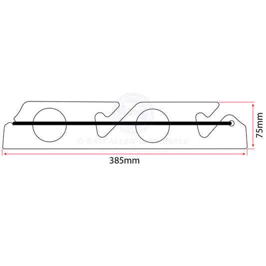 RELAXN ROD RACKS - WALL / OVERHEAD MOUNT
