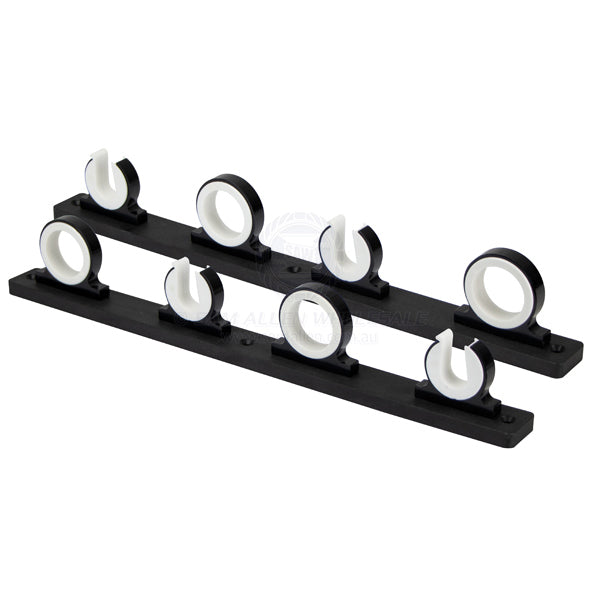 RELAXN ROD STORAGE RACKS - BLACK ALLOY & POLYBOARD