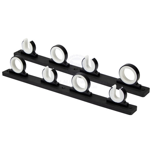RELAXN ROD STORAGE RACKS - BLACK ALLOY & POLYBOARD