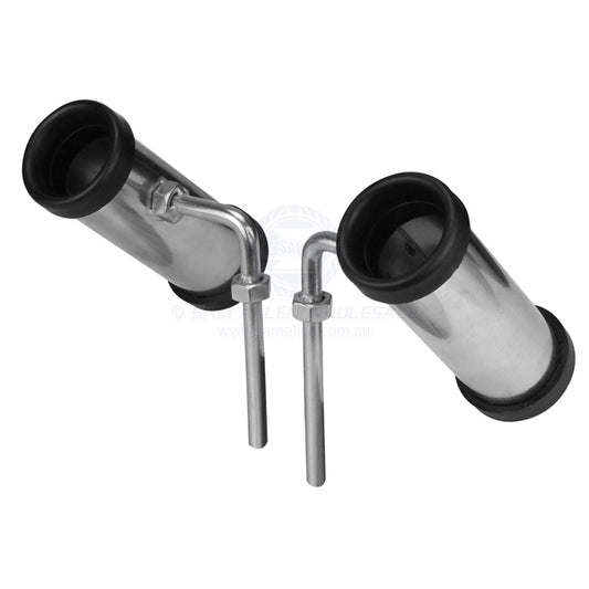 ROD HOLDERS - ROWLOCK MOUNT S/S