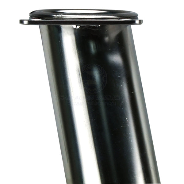 ROD HOLDER - RECTANGULAR HEAD - FLUSH MOUNT - STAINLESS STEEL