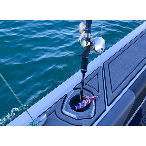 RELAXN MAKO SERIES ROD/CUP HOLDER - ALLOY