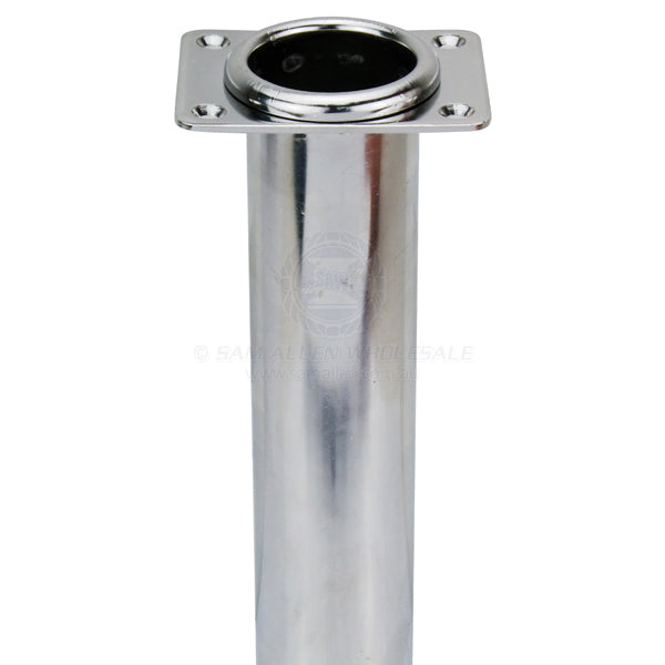 ROD HOLDER - RECTANGULAR HEAD - FLUSH MOUNT - STAINLESS STEEL