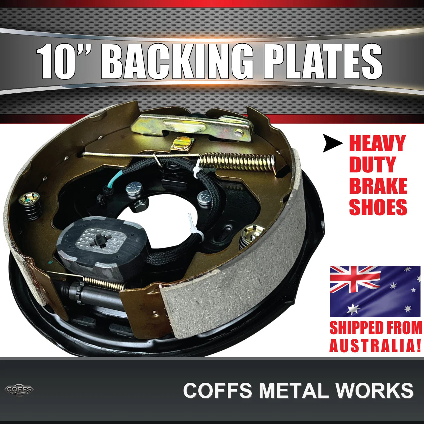 4x-10-trailer-caravan-electric-brake-backing-plates-quality-strong-magnets-coffs-metal-05