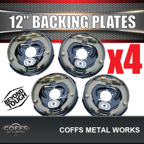 4x-12-trailer-caravan-electric-brake-backing-plates-quality-strong-magnets-coffs-metal-01