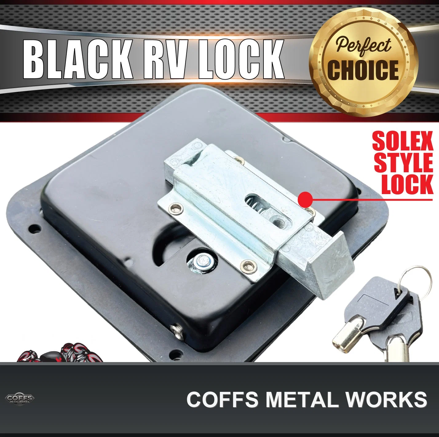4x-black-stainless-caravan-rv-motorhome-trailer-canopy-lock-pull-down-up-handle-coffs-m-03