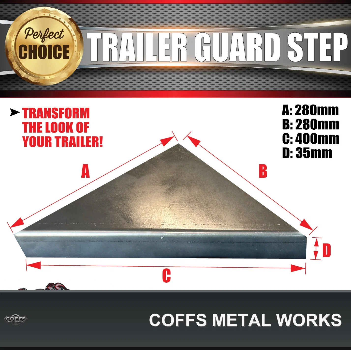 4x-smooth-finish-trailer-caravan-mud-guard-corner-steps-to-suit-330mm-wide-guards-coffs-04