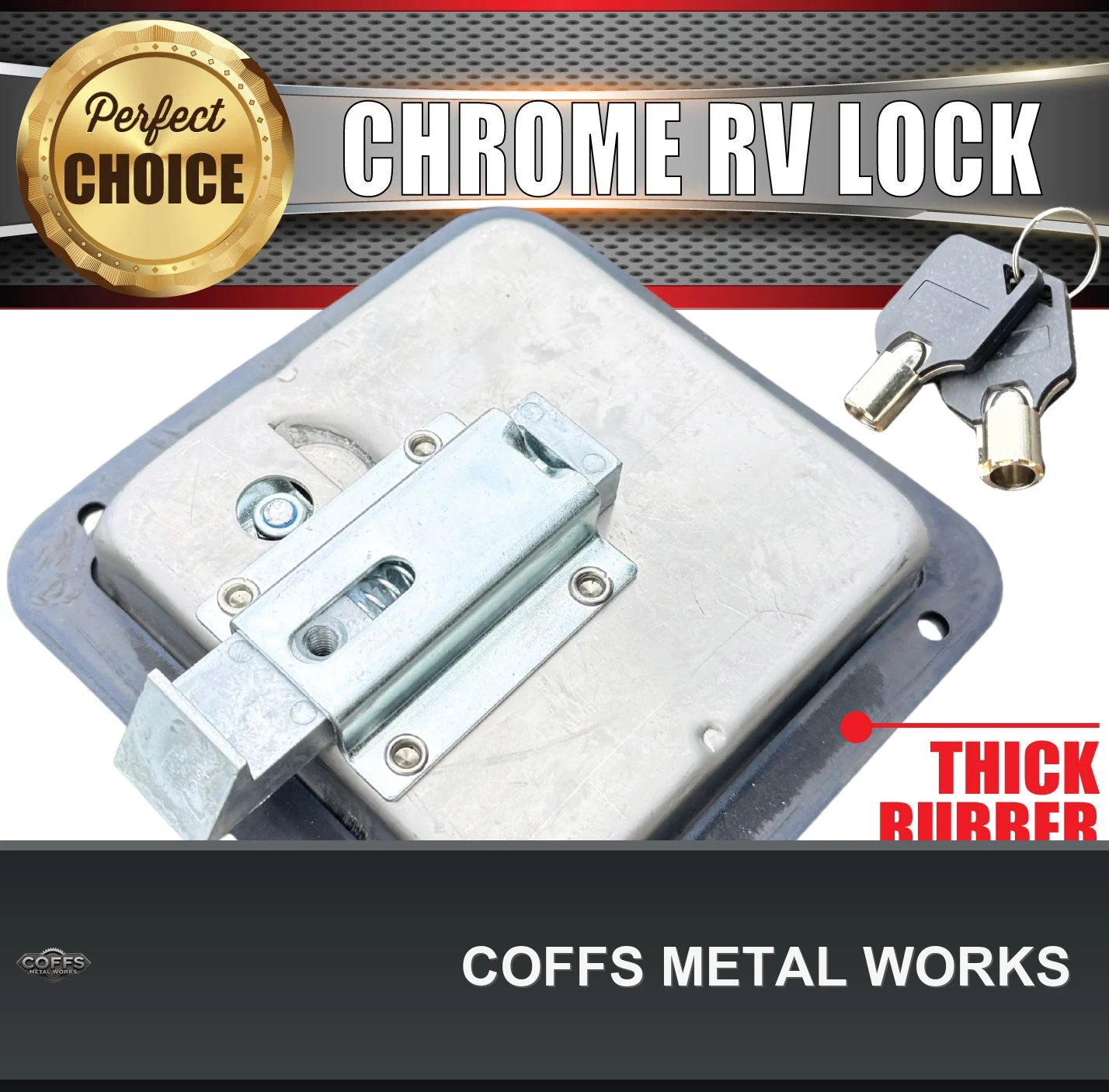 4x-stainless-steel-caravan-rv-motorhome-trailer-canopy-lock-pull-down-up-handle-coffs-m-05