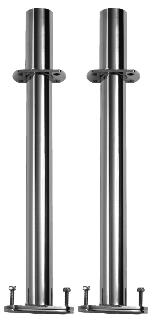 Viper Fibreglass Removable Bait Board Legs & Fittings - 420mm Long | Coffs Metal Works