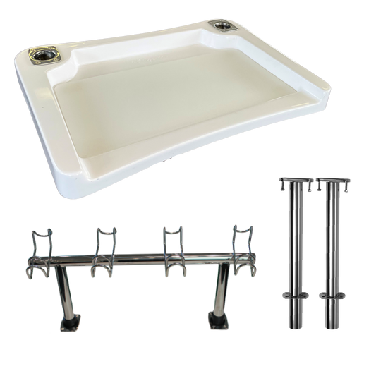 Viper Pro Series Deluxe Fibreglass Bait Board Combo - Small | Coffs Metal Works