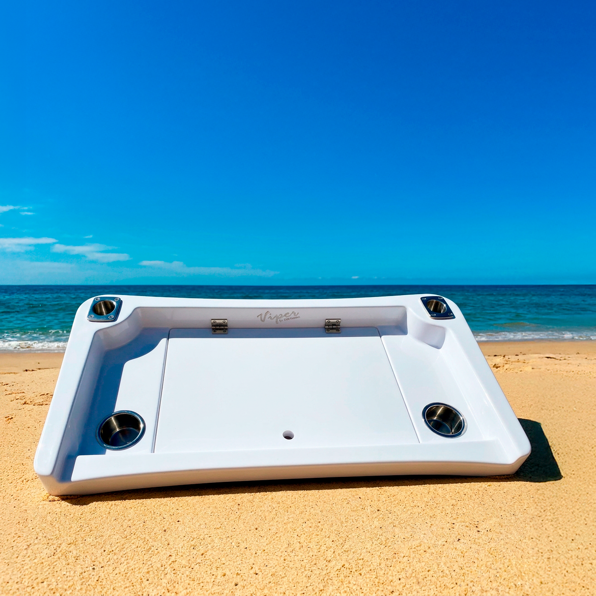 Viper Pro Series Deluxe Removable Fibreglass Baitboard Inc Legs and Fittings - Large | Coffs Metal Works