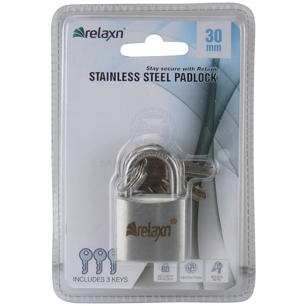 RELAXN PADLOCKS - STANDARD - STAINLESS STEEL