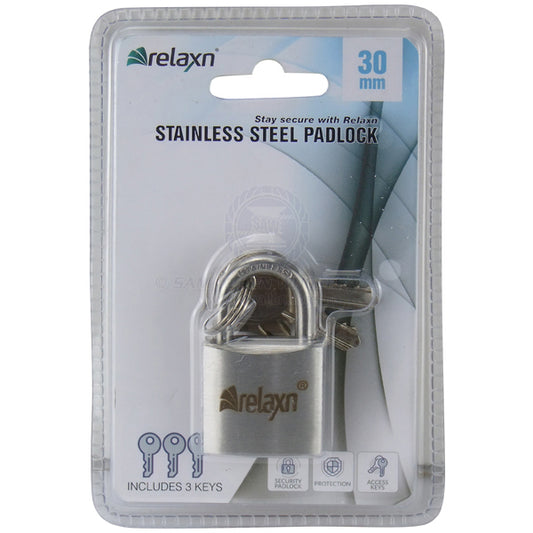 RELAXN PADLOCKS - STANDARD - STAINLESS STEEL