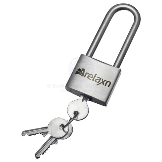 RELAXN PADLOCKS - LONG SHACKLE - STAINLESS STEEL