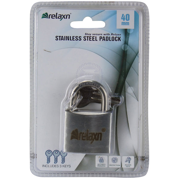 RELAXN PADLOCKS - STANDARD - STAINLESS STEEL