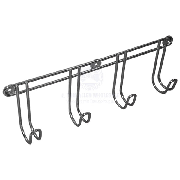 ROPE HANGER 4 HOOKS - STAINLESS STEEL