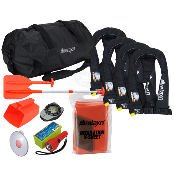 RELAXN SAFETY GEAR KIT - WATERPROOF 30 LITRE - INFLATABLE
