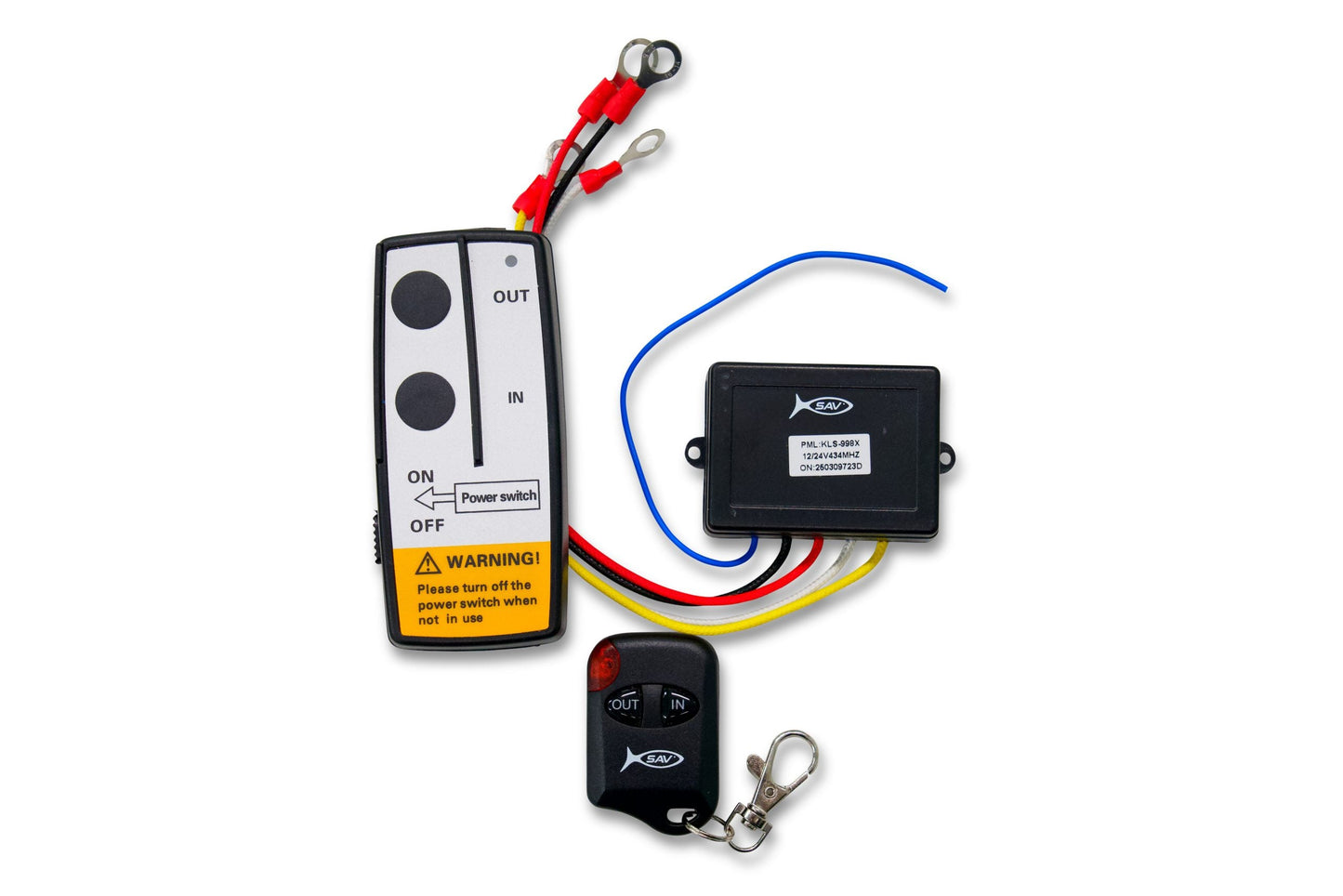 Switch with built in Solenoid for Winches electronic switches