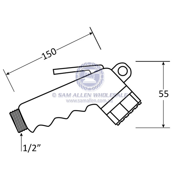 ARAVON SHOWER HEAD - TRIGGER