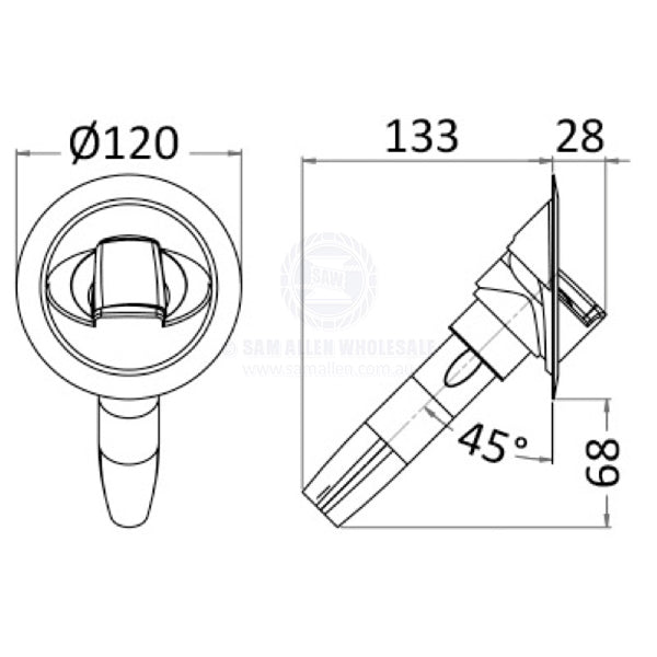 SHOWER KIT - SATURN MIXER & HOSE KIT - VERTICAL MOUNTING