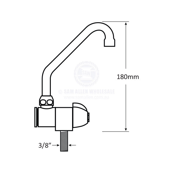 ARAVON TAP - SINGLE - FOLDING FAUCET