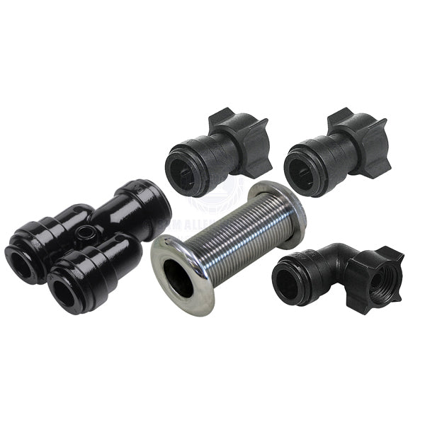 PUSH TAP WITH TIMER INSTALLATION KITS