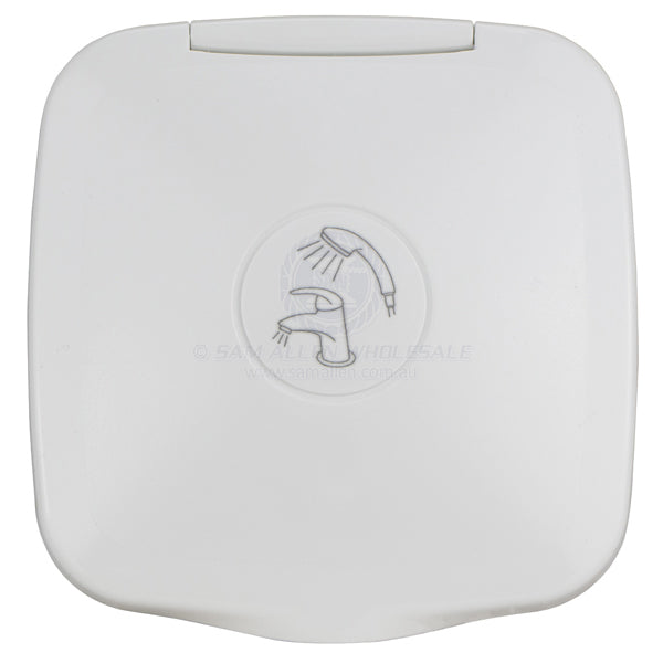 ARAVON SHOWER BOX - HEAD, MIXER & HOSE - LOCKABLE