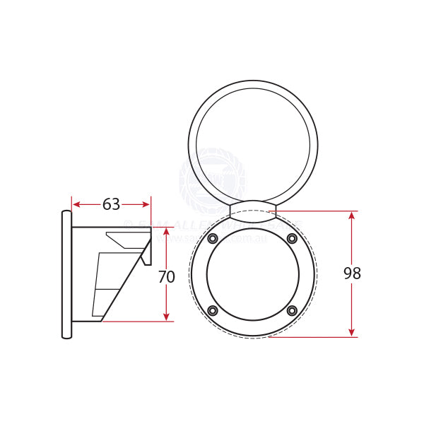 TREM SHOWER BOX - HOSE & HEAD KIT