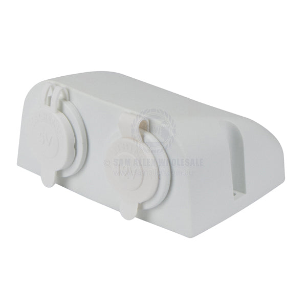 RELAXN SOCKET - DUAL SURFACE MOUNT - DUAL USB-A CHARGER & CIGARETTE LIGHTER