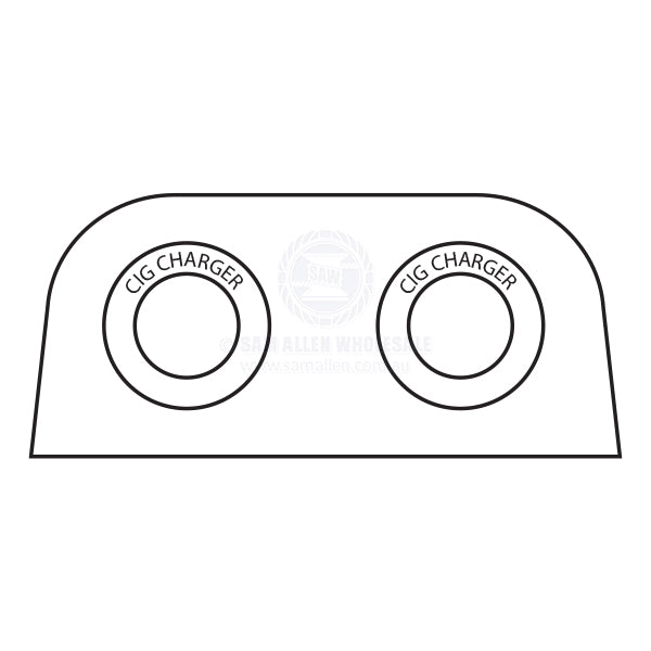 RELAXN SOCKET - DUAL SURFACE MOUNT - CIGARETTE LIGHTER
