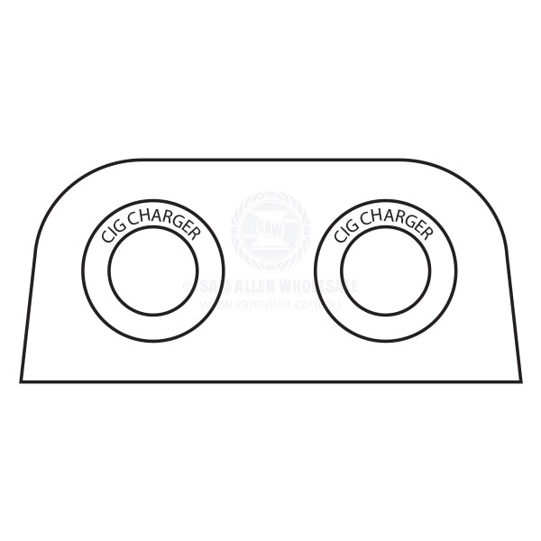 RELAXN SOCKET - DUAL SURFACE MOUNT - CIGARETTE LIGHTER