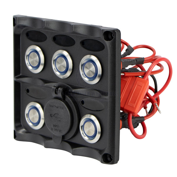RELAXN SWITCH PANELS - SPLASHPROOF S/S PUSH BUTTON