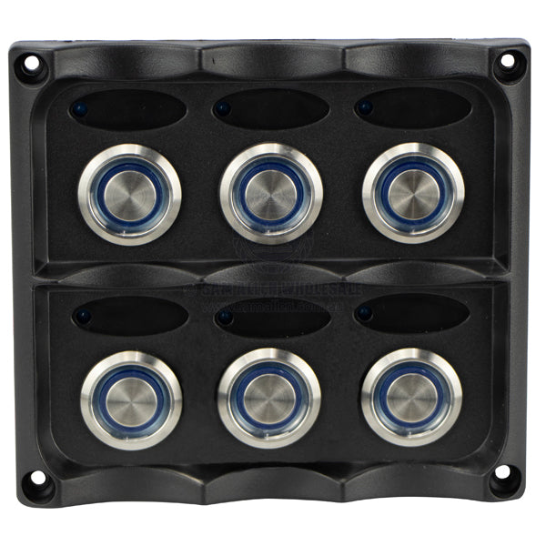 RELAXN SWITCH PANELS - SPLASHPROOF S/S PUSH BUTTON