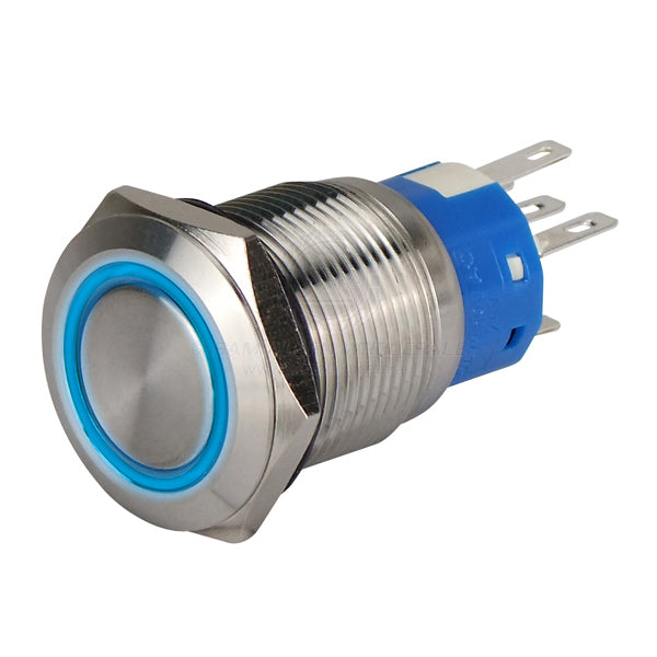 RELAXN 5A PUSH BUTTON SWITCHES - STAINLESS STEEL