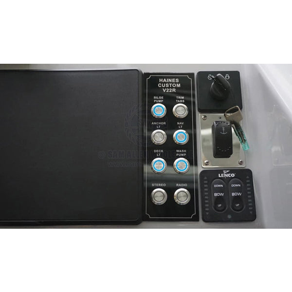 RELAXN 20A PUSH BUTTON SWITCHES - STAINLESS STEEL - PRE-WIRED