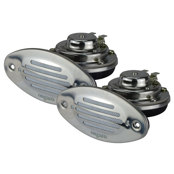HORNS - RECESSED - STAINLESS STEEL