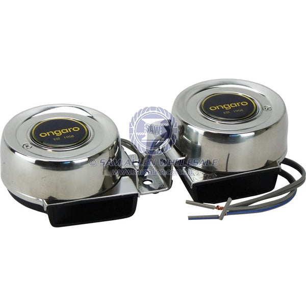 HORNS - FLUSH MOUNT - STAINLESS STEEL