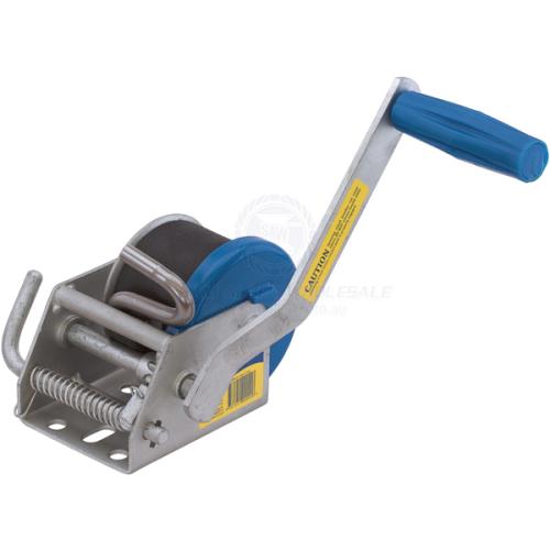 ATLANTIC WINCH - HAND - 31 - MINI Winch trailer Atlantic Tinny 3:1 300kg 4.5m strap with SS S hook anchor