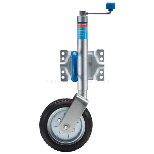 JOCKEY WHEEL Jockey wheel 10in HD w/clamp & swivel trailer jockey wheel
