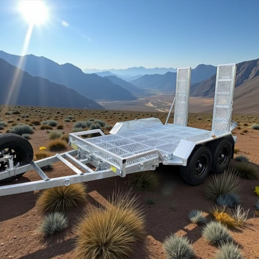 Tilting Tandem Plant &amp; Machinery Trailer