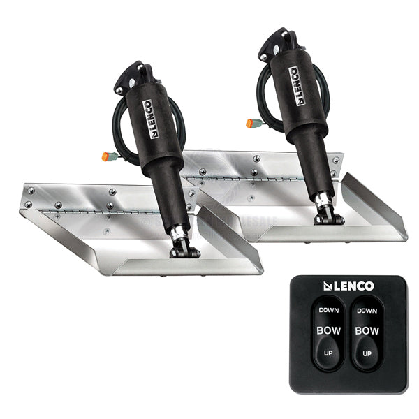 LENCO TRIM TAB KITS - EDGE MOUNT - STANDARD TACTILE SWITCH WITH BUILT-IN AUTO RETRACT