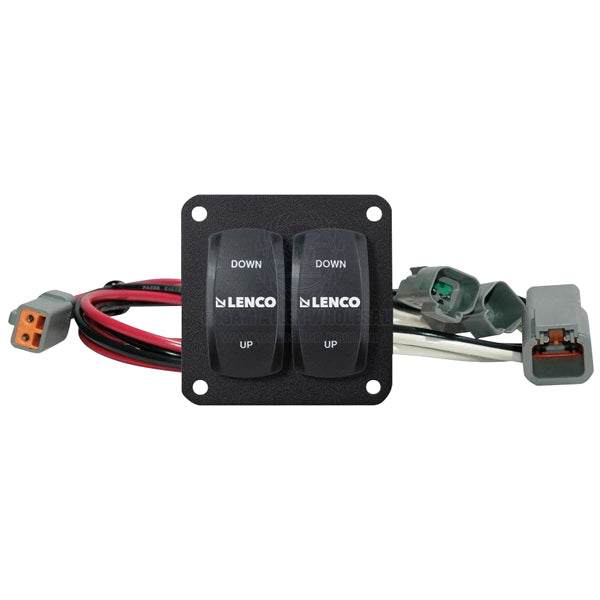 LENCO TRIM TAB SWITCH KIT - DOUBLE ROCKER