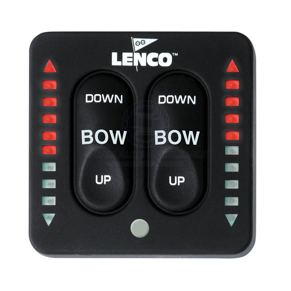 LENCO TRIM TAB SWITCH KIT - LED INDICATOR - 2 PIECE KIT