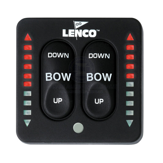 LENCO TRIM TAB SWITCH KIT - LED INDICATOR - 2 PIECE KIT