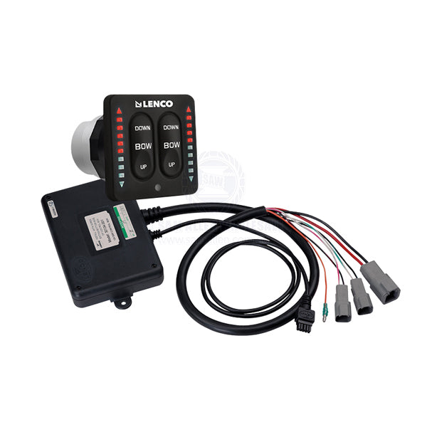 LENCO TRIM TAB SWITCH KIT - LED INDICATOR - 2 PIECE KIT
