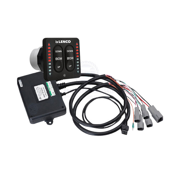 LENCO TRIM TAB SWITCH KIT - LED INDICATOR - 2 PIECE KIT