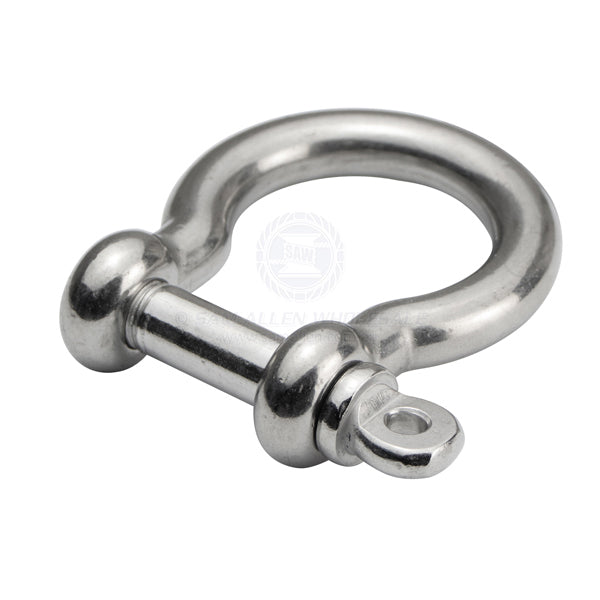 SHACKLES - BOW - STAINLESS STEEL