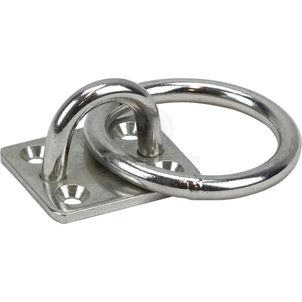 PAD EYES WITH RING - RECTANGULAR - STAINLESS STEEL - 316G