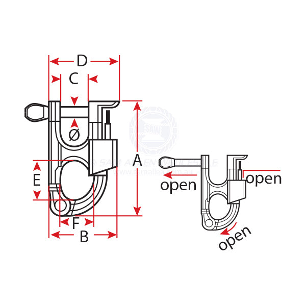 QUICK RELEASE - STAINLESS STEEL