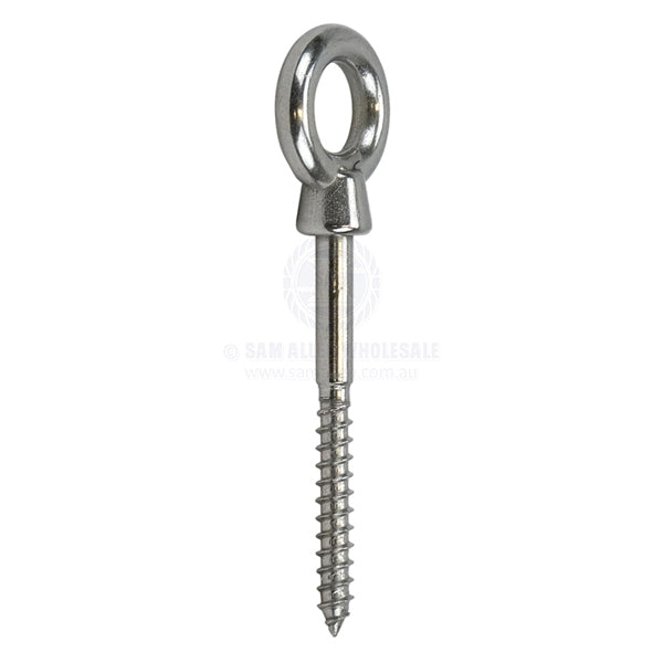 SCREW EYES - COLLARED - CAST STAINLESS STEEL